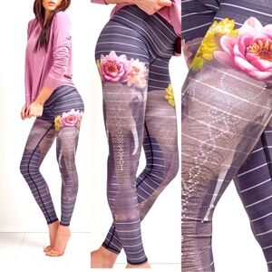 TEEKI Love the Elephant Print Legging Medium